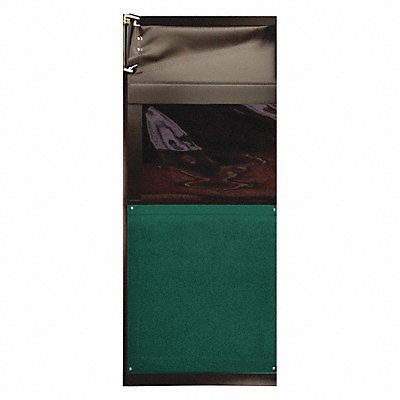 CHASE AIR9733684FGR Swinging Door 7 x 3 ft Forest Green PVC