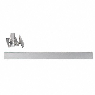 HOLLAENDER 92381 Handrail Toe Board 6 Ft Aluminum Mil