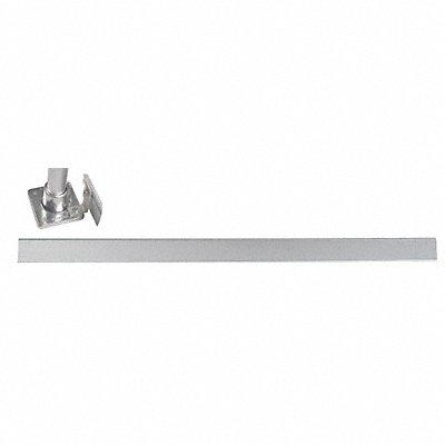 HOLLAENDER 92382 Handrail Toe Board 8 Ft Aluminum Mil