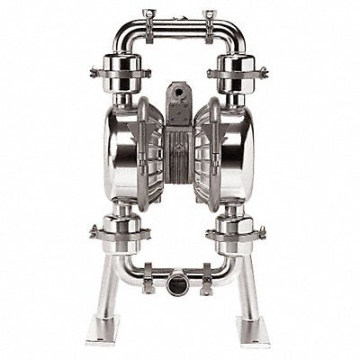 STANDARD PUMP SPSN15NPS Double Diaphram Pump FNPT TPV/316Stainless Steel 1/2 86gpm