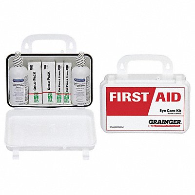 GRAINGER 54588 Eye Care Kit 12pcs 3 W 5 H White