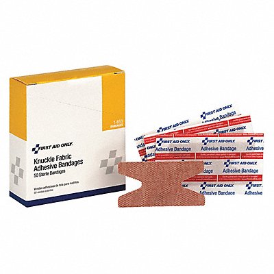 FIRST AID ONLY 1850 Knuckle Bandages 3 x1.5 Fabric PK50