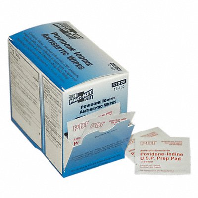 FIRST AID ONLY 12150 Topical Antiseptic Wipes PK100