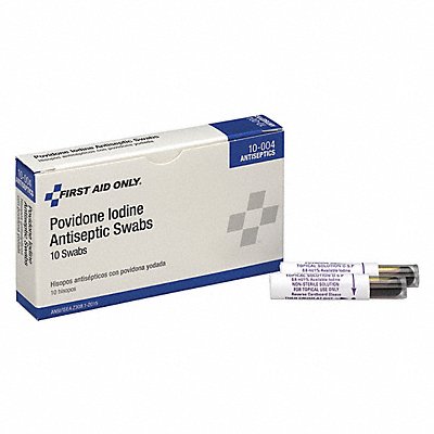 FIRST AID ONLY 10004 Topical Antiseptic Swab PK10