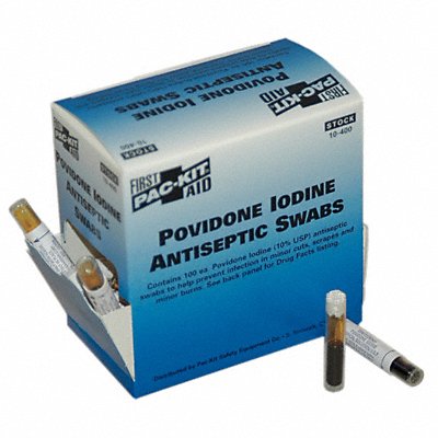 FIRST AID ONLY 10400 Topical Antiseptic Swab PK100