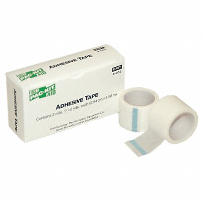 FIRST AID ONLY 8002 First Aid Tape 5yd 1 W White PK2