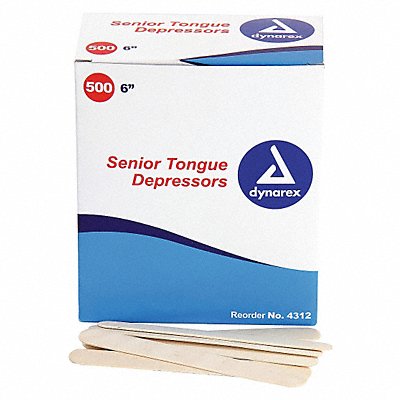 FIRST AID ONLY 25900 Tongue Depressor Non-Sterile 5/8 W PK500
