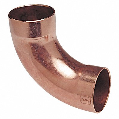 NIBCO 907LT Long Radius Elbow 90 Deg Wrot Copper 2
