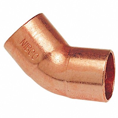 NIBCO 6066 Elbow 45 Deg Wrot Copper 6 Tube CxC