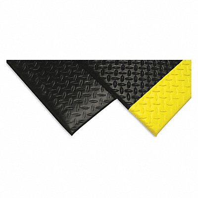 GRAINGER 39R791 Antifatigue Mat Black 2ft. x 3ft.