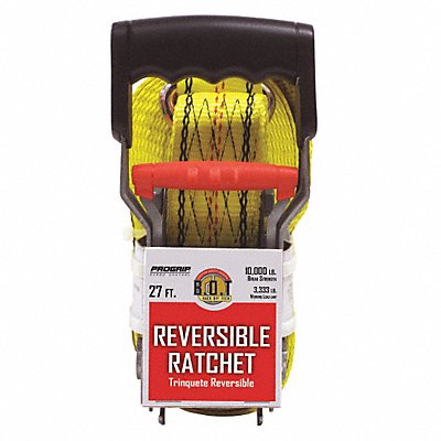 PROGRIP 310081 Tie Down Strap Flat-Hook Yellow