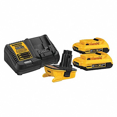 DEWALT DCA2203C Battery Pack Charger (2) 2.0 Ah Li-Ion