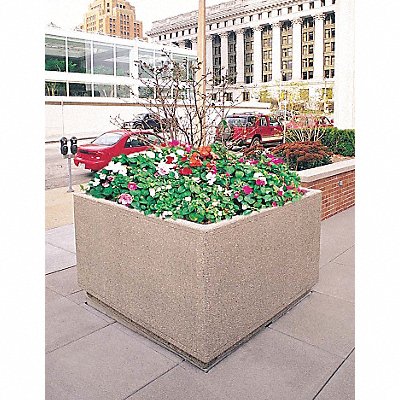 WAUSAU TILE TF4195W22 Planter Square 36in.Lx36in.Wx30in.H