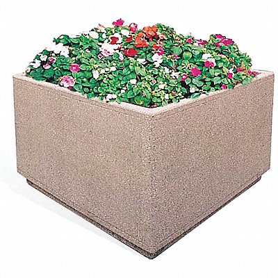 WAUSAU TILE TF4200W22 Planter Square 48in.Lx30in.Wx30in.H