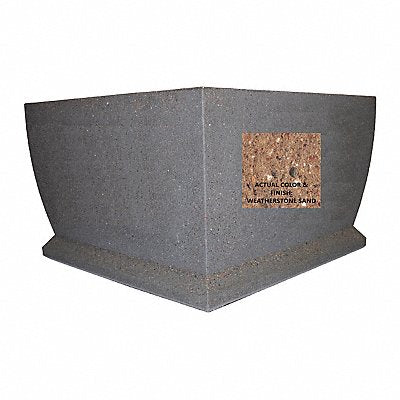 WAUSAU TILE TF4204W22 Planter Square 48in.Lx30in.Wx30in.H