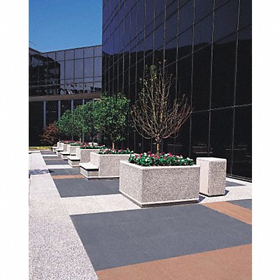WAUSAU TILE TF4214W22 Planter Square 96in.Lx96in.Wx36in.H