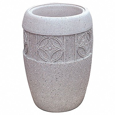 WAUSAU TILE TF4219W22 Planter Round 18in.Lx18in.Wx25in.H