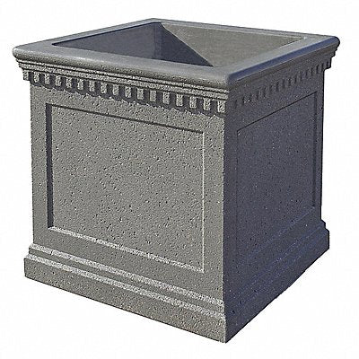 WAUSAU TILE TF4236W22 Planter Square 24in.Lx24in.Wx20in.H