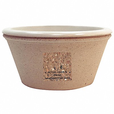 WAUSAU TILE TF4309W22 Planter Round 72in.Lx72in.Wx38in.H