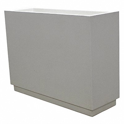 WAUSAU TILE TF4356W22 Planter Rectangle 48in.Lx16in.Wx36in.H