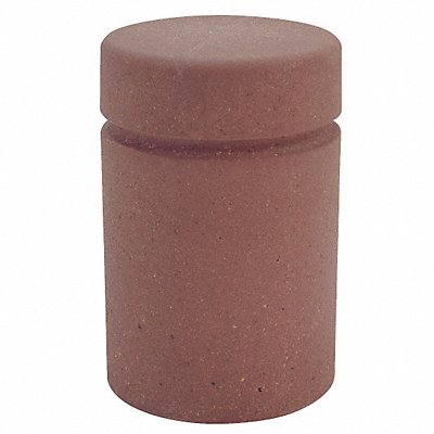 WAUSAU TILE TF6000W22 Decorative Bollard 19 in H Red Concrete