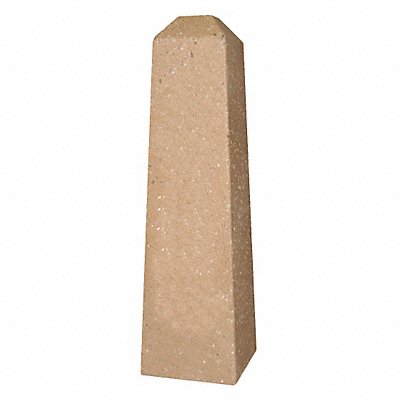 WAUSAU TILE TF6035W22 Bollard Square 7in.Lx10in.Wx33in.H