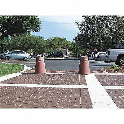 WAUSAU TILE TF6070W22 Bollard Round 12in.Lx20in.Wx29in.H