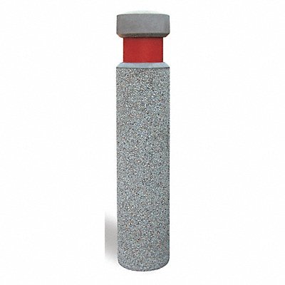 WAUSAU TILE TF6086W22 Bollard Round 12in.Lx12in.Wx42in.H