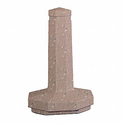 WAUSAU TILE TF6097W22 Bollard Round 8in.Lx22in.Wx36in.H