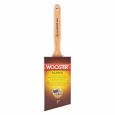 WOOSTER 42313 Paint Brush 3 in Angle Sash Synthetic