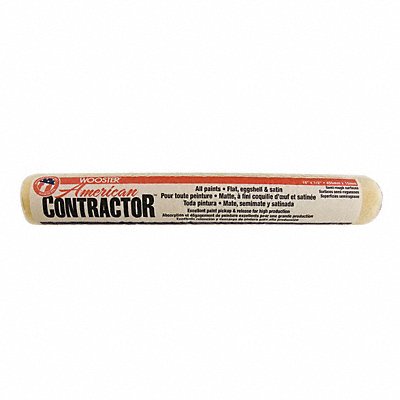 WOOSTER R36318 Paint Roller Cover 18 L 1/2 Nap Knit