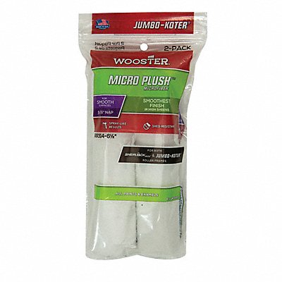 WOOSTER RR314612 Mini Rollers 6 1/2 L 5/16 Nap PK2