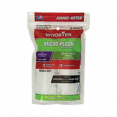 WOOSTER RR314412 Mini Rollers 4 1/2 L 5/16 Nap PK2
