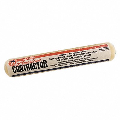 WOOSTER R36418 Paint Roller Cover 18 L 3/4 Nap Knit