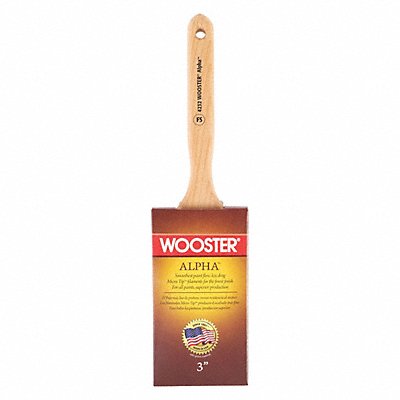 WOOSTER 42323 Paint Brush 3 Flat Sash Synthetic Firm