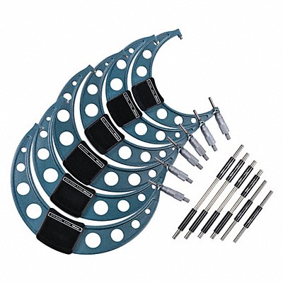 MITUTOYO 10391510 6 Pcs Outside Micrometer Set