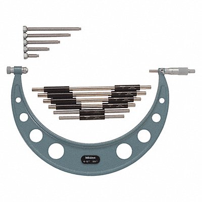 MITUTOYO 104138 6-12/.001In. O. Mic I/A