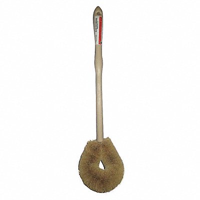 TOUGH GUY 3A349 Toilet Brush 20 in L Natural