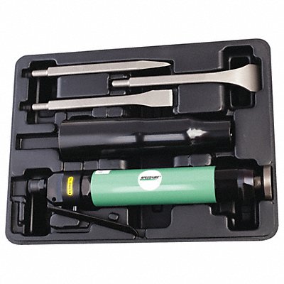 SPEEDAIRE 3AAH6 Needle and Chisel Scaler Kit 4 600 bpm