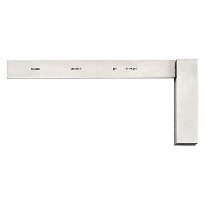 STARRETT 302012 Precision Steel Square Steel