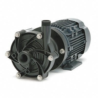 FINISH THOMPSON DB6VTM227 Magnetic Drive Pump 1in MNPT 1/2hp PVDF