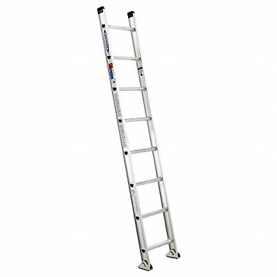 WERNER D15081 Ladder 8 ft.H 18-1/8 In W Aluminum