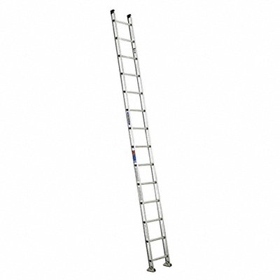 WERNER D15141 Ladder 14 ft.H 18-1/8 In W Aluminum
