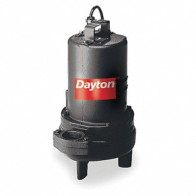 DAYTON 4HU85 1-1/2 HP Sewage Ejector Pump 240VAC
