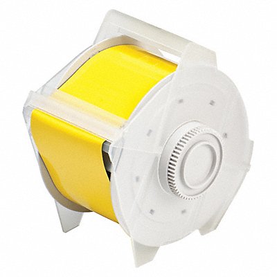 BRADY 76689 Tape Yellow 25 ft L 2-1/2 in W