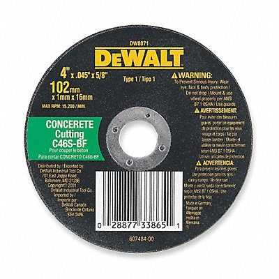 DEWALT DW8025 Cut Off Wheel 20 mmConnect. A24C