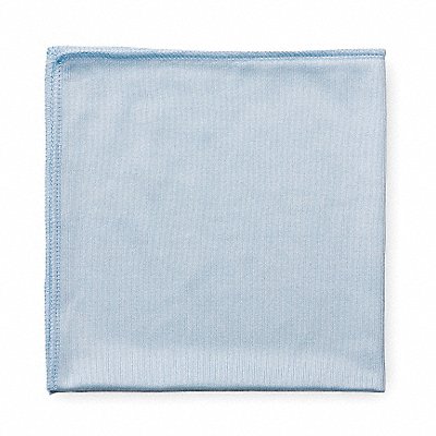 RUBBERMAID COMMERCIAL PRODUCTS FGQ63000BL00 Microfiber Glass Cloth PK12