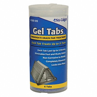 NU-CALGON 418505 Condensate Pan Treatment 6 Tabs Blue