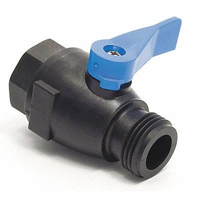 GRAINGER 7051790 Manual 2-Way Ball Valve NPT PVC