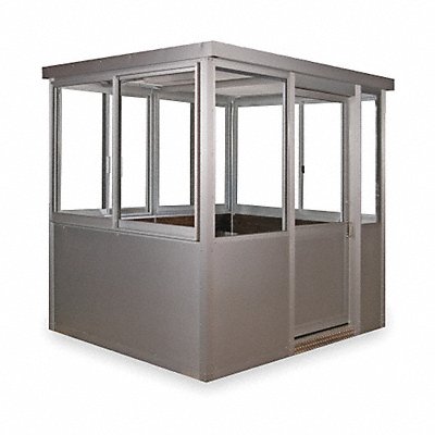 PORTA-KING 7648SL Assembled Grd Bldg 4 x8.2 x6.3ft Grey